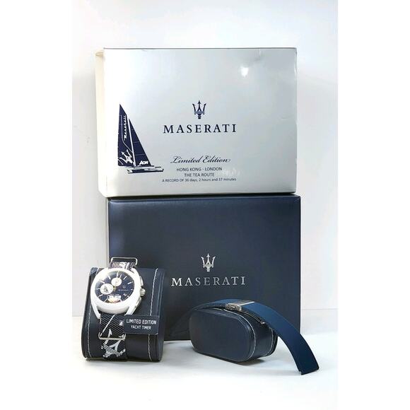 MASERATI Trimarano Yacht Timer Watch LIMITED EDITION Water-Resistant main image 4